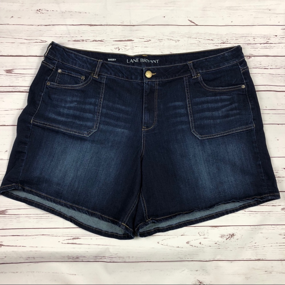 Lane Bryant denim shorts.